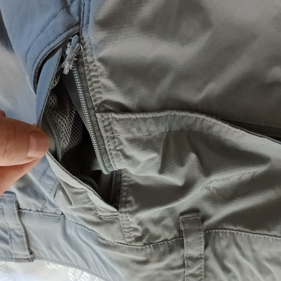 NEW  L L Bean Trail Comfort Lightweight Outdoor Waterproof Cargo Pants XL/L Gray - Picture 13 of 17